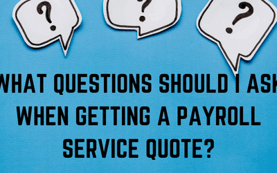 What questions should I ask when getting a payroll service quote for my trucking business?